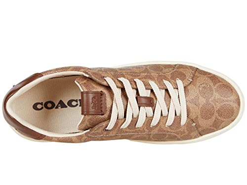 Coach Lowline Low Top For Women - Cushioned Insole, Supportive And Stable Lightweight Casual Sneakers Tan Pvc 8 B - Medium #TOP1