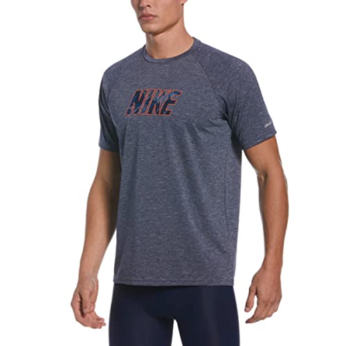 Nike Men's Collage Logo-Print Rash Guard