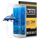 Samsung Galaxy S7 Edge Tempered Glass Screen Protector,[Bubble-Free][Anti-Scratch] Wet Applied HD Clear Film Screen Protector for Samsung Galaxy S7 Edge[2-Pack]