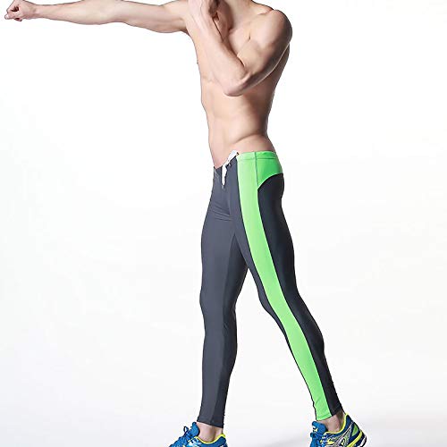 Men's Tight Long Swim Trunks Swimming Leggings Swimwear2