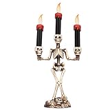Altura: 36 cm. Ancho: 17 cm. Peso: 300 g. El paquete incluye: 1 lámpara de 3 velas. Funciona con 3 pilas AAA (no incluidas)