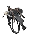 LeMieux Toy Pony - Sillín occidental - Juguete educativo - A partir de 3 años - Cuero negro