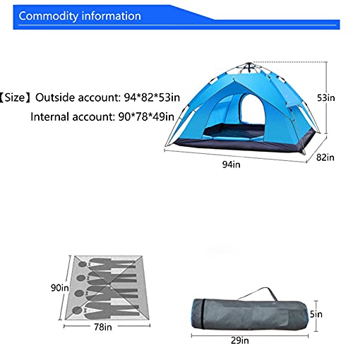 Tente de camping à montage rapide pour s'abriter sous la pluie - 5