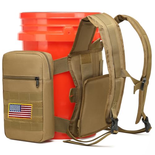 Utility 6 Gallon Bucket Backpack Strap for Fishing, Hunting, Apple Picking