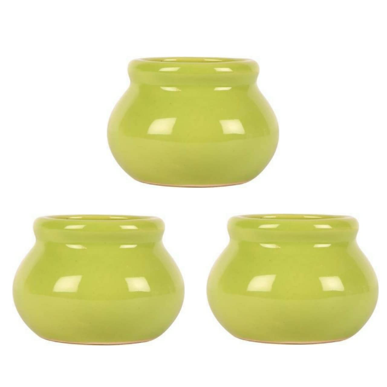 luminescence Ceramic Matki Shaped Planter/Container Set & Vases for Indoor Planter,Size (7.5 x 7.5 x 7.5) CM, Green Color, Pack of 3 (B09PF88J3W) Amazon Price History, Amazon Price Tracker