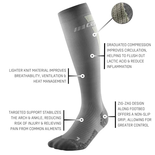 Image of CEP 2024 Ultralight Tall Compression Socks for Women - 20-30mmHg Lightweight Knee High Performance Socks