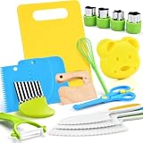 17PCS Kids Cooking Sets Real Cooking Montessori...