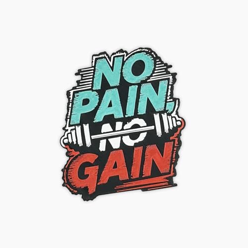 Parche NO PAIN NO GAIN 3 para Mochila Militar - Parche PLA Mochila Táctica Cross Training - Accesorio Mochila y Chaleco