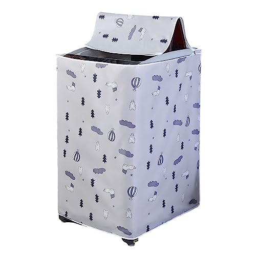 Odot Housse de Protection pour Machine à Laver Chargement par Le Haut, Couvre-Machine Protecteur Anti-Poussière Couverture pour Machine Lave-Linge et...