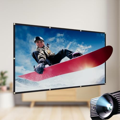 Tela de Projeção de 150 Polegadas Imagem Gigante Cinema em Casa