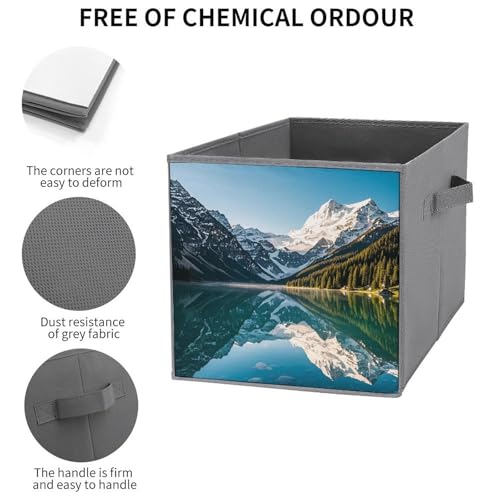 Organiser les vêtements facilement avec la boîte pliable Lac alpin pour dressing net