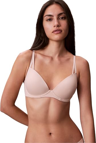 Calvin Klein Damen Push-Up BH Lift Demi mit Bügel, Beige (Beechwood), 85D – Ansicht 4
