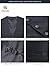 HISDERN Men's Suit Vest Business Formal Dress Waistcoat Vest with 3 Pockets for Suit or Tuxedo Charcoal