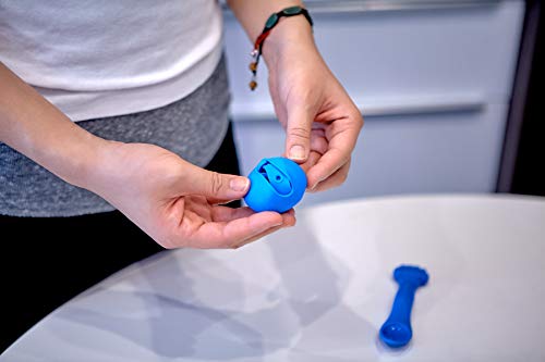 Prendedor De Chupeta E Talher Multiuso Hipopótamo, Marcus E Marcus, Azul, Pequeno