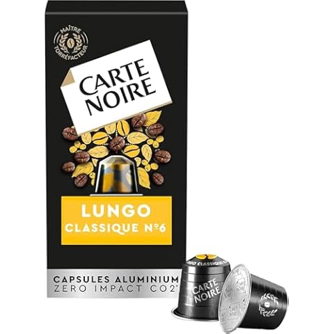 Carte Noire Cafe capsules Lungo Classique n°6 - La boite de 10 Cover