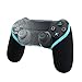 Produktbild SMART GRIP Controller Hülle - kompatibel zu PS4 - Das ultimative Controller Anti-Sweat und Anti-Rutsch Upgrade, Waschbar (Schwarz/Türkis)