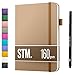 B6 Dotted Journal by Scribbles That Matter - Create Your Perfect Bujo with Ultra Thick 160gsm No Bleed Paper - Hardcover Notebook - Fountain Pens Friendly Paper - Tan