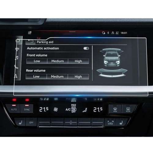 WEIPIN For Glossy Tempered Glass 2022 2023 2024 2025 2026 Audi A3 8Y 10.1 Inch Touchscreen Screen Protector - A3 8Y Accessories