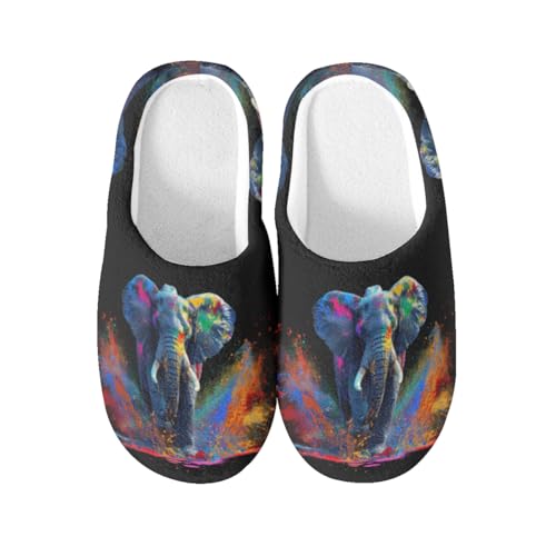 Pantoufles éléphant en coton avec mousse à mémoire de forme haut de gamme