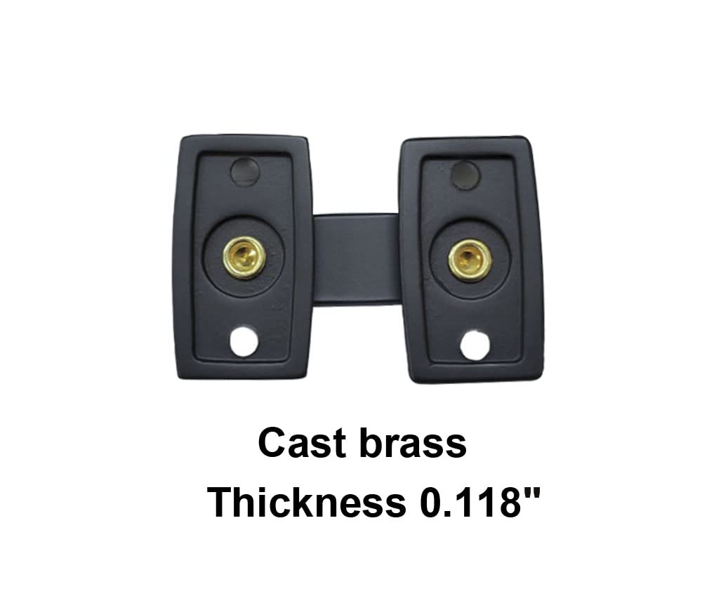 QCAA Solid Brass Shutter Bar/Door Latch