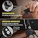Mini Keychain Knife with Carabiner - 1.3