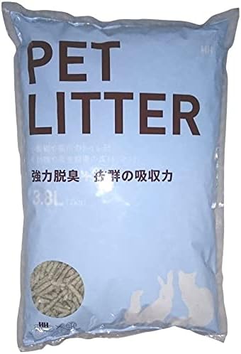 Amazon 猫 うさぎ フェレットの快適トイレ砂 ペットリター 3 8l 2kg 6個パック ハッピーホリデイ 猫砂 通販