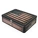 Luwint Secret Storage American Flag Box - Letter Cookies Case with Key & Lock Gift for Friend Birthday Home Decor (1 Piece/Large)
