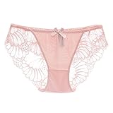 KELITCH Women's Lingerie Lace Hipster Panties Sexy Seamless Underwear Plus Size Briefs for Women...