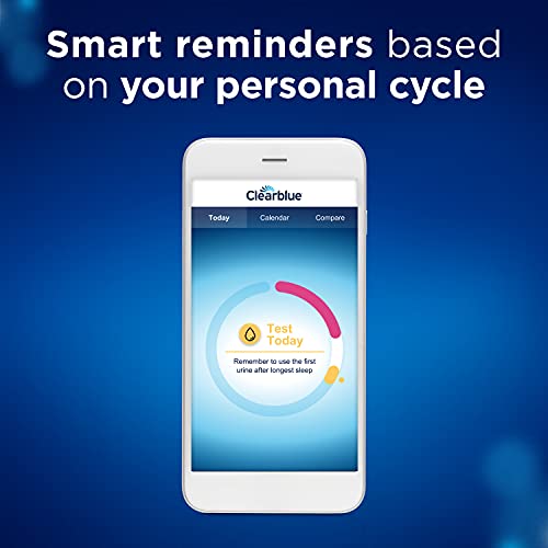 Clearblue Connected Ovulation Test System featuring Bluetooth connectivity and Advanced Tests with digital results, 40 ovulation tests - Thumbnail 6