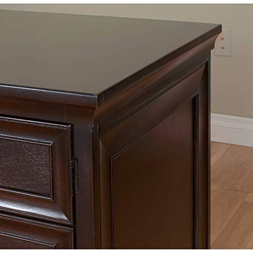 Martin Furniture Fulton 61" Space Saver Double Pedestal Desk - Fully Assembled - Thumbnail 5