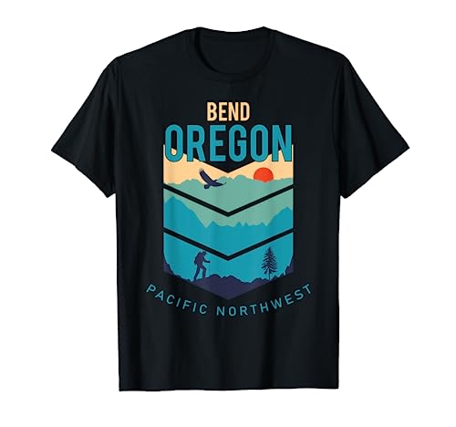 Bend Oregon Pride Vintage State OR Retro 70s T-Shirt