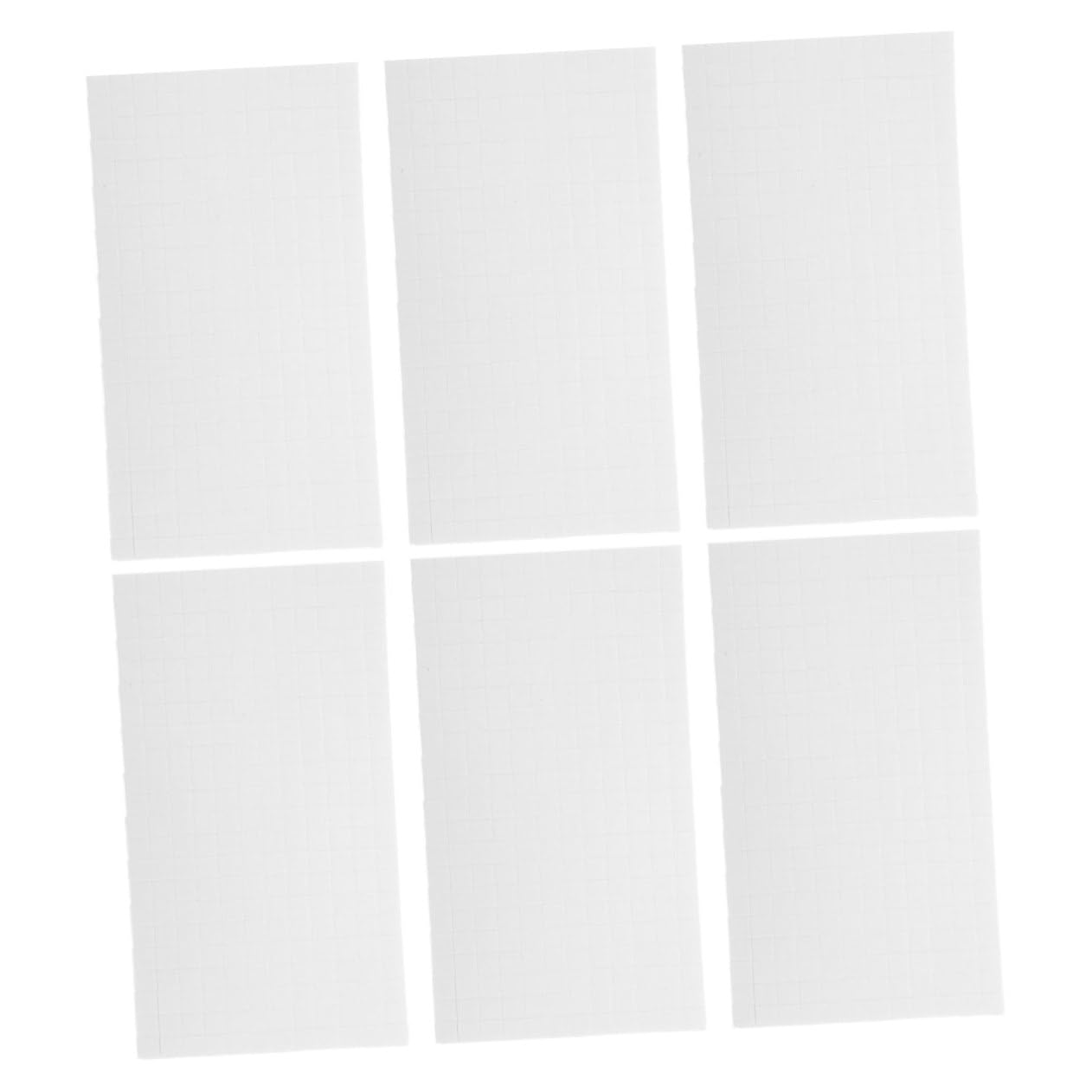 OUNONA 6sheet Foam Dot Squares Pre-Cut Double-Sided Adhesive Mounting Tape for Crafting DIY Scrapbook Projects and Office Supplies Total