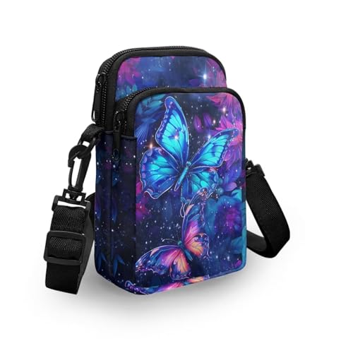 Small Crossbody Bags for Women Men Mini Messenger Bag with Pocket Adjustable Shoulder Strap3