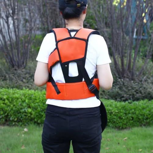 Harnais de débroussailleuse réglable pour soulager le dos pendant la tonte - 3