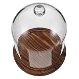 Extinction de bougie : dispose d'un design d'éteignoir à bougie qui éteint flammes en toute sécurité sans fumée odeur, améliorant ainsi votre expérience maison, présentoir à en verre de fleur éternelle, en verre de cloche