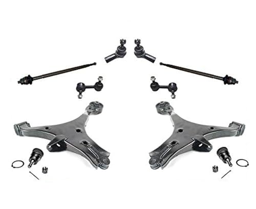 Front Lower Control Arms Ball Joints Sway Bar Links Tie Rods Civic 01-05 1.7L