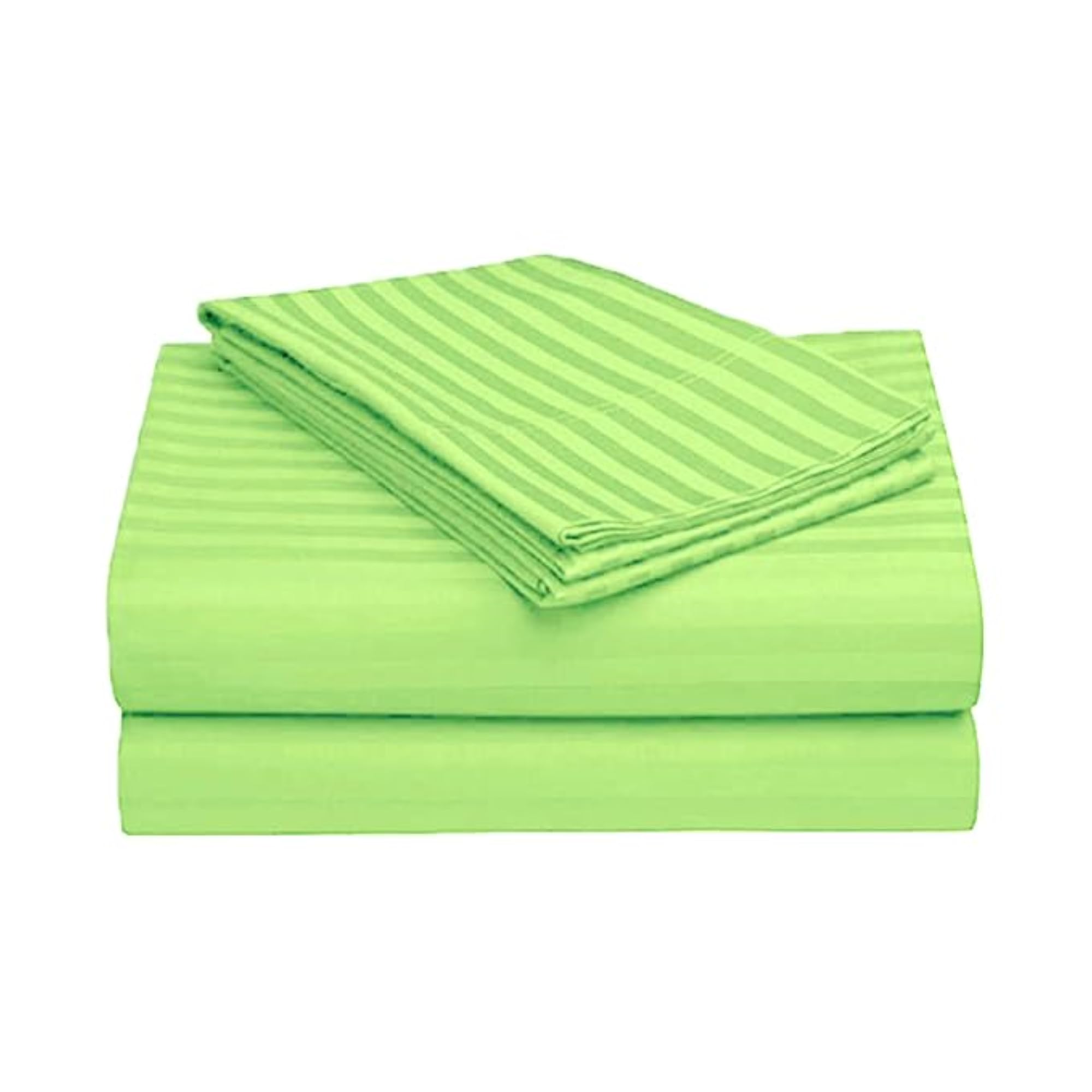 Cotton Stripe Super Soft Double Bedsheet with 2 Pillow Covers