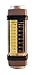Hedland H760A-050 Flowmeter, Aluminum, For Use With Oil and Petroleum Fluids, 5 - 50 gpm Flow Range, SAE 16