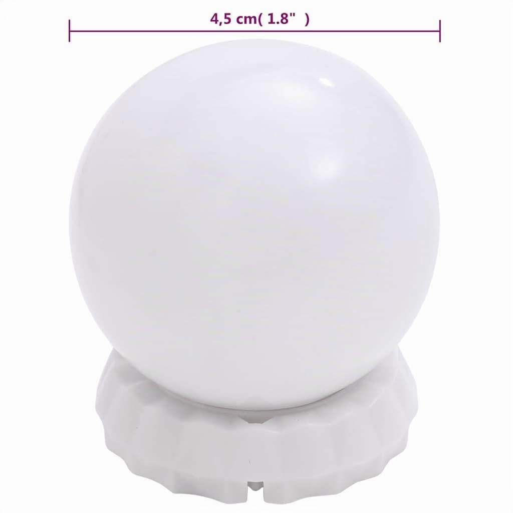 vidaXL Espejo de Pared sin Marco con Luces LED Pasillo Entrada Cuarto de Baño Ducha Aseo Colgante Decoración Habitación Salón Rectangular de Vidrio