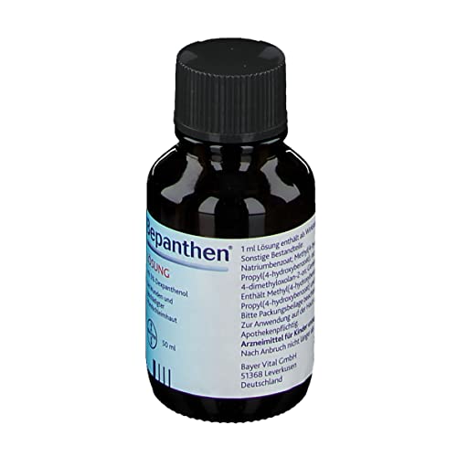 Quartett Bepanthen Mouth Solution With Dexpanthenol For The Treatment Of Small Injuries Of The Oral Mucosa, Dyes And Fragrance Free, 50 Ml /1.69 Oz #TOP5