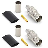 BNC Femelle à sertir Type LMR240 LMR-240 RG59U RG8X RG-8X RF Connecteur de câble coaxial...