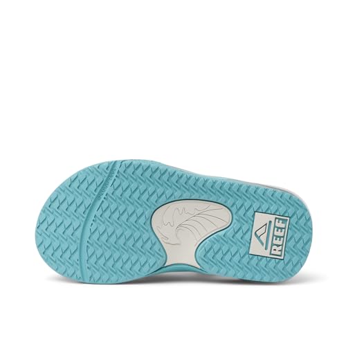 REEF Boys Sandals, Toddler/Little Kid Fanning, Tan/Grey/Blue, 5 - image 4