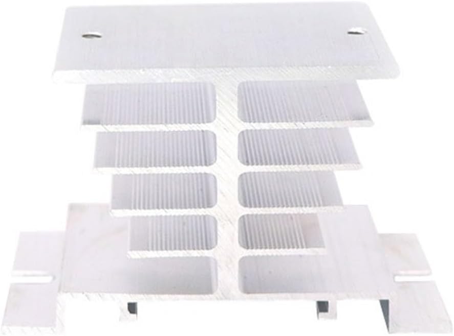 Single Phase Heat Sink Base Mini SSR Solid-State Relay Dedicated Dissipation Fin Aluminum Fixed
