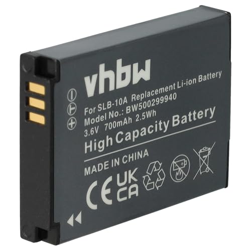 vhbw 1x Batterie Compatible avec Silvercrest Action Cam SCAA 5.00 A1 Appareil Photo (700mAh, 3,6V, Li-ION)