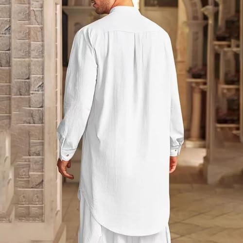 Robe Musulmane tenue dishdasha islamique coupe ajustée - 7