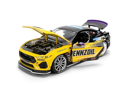 Jada Toys Pennzoil 2023 Ford Mustang RTR Chelsea Denofa 1:24 miniatura 4