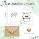 Hochzeitskarte Auto mit Umschlag aus Kraftpapier -Karte, A6 Klappkarten Aquarell Karte Hochzeit, Premium Glückwunschkarte zur Hochzeit