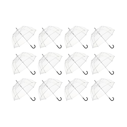 See-Through ShedRain Umbrella - Auto Open, Wind & Rainproof