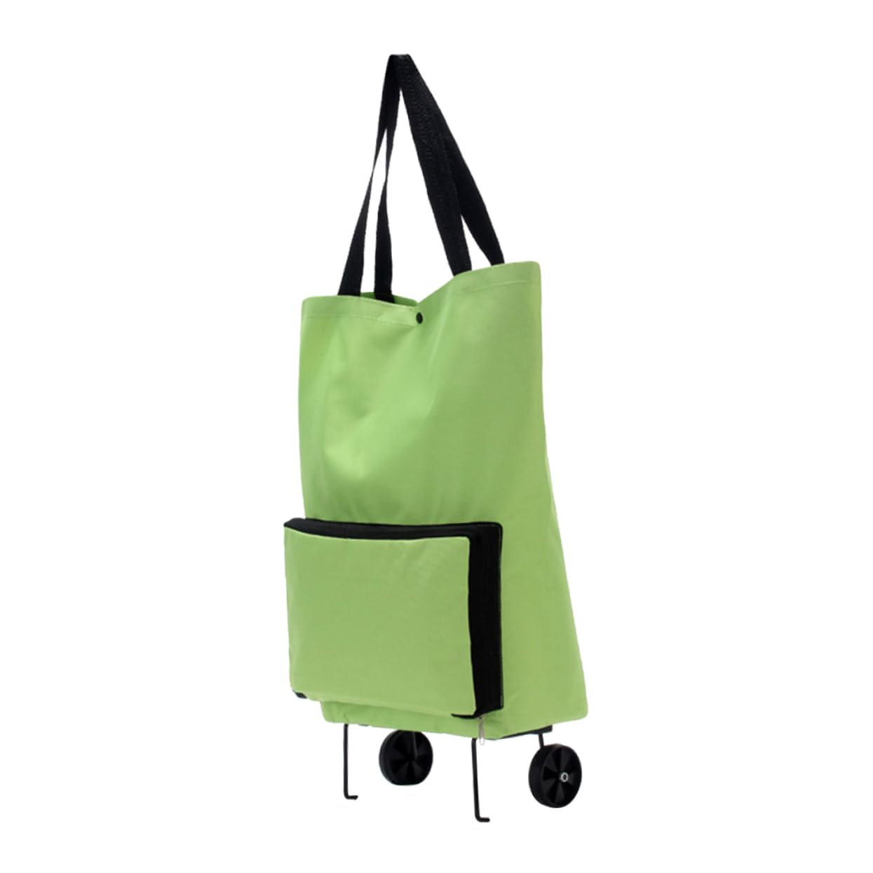 CAXUSDPortable Shopping Trolley Folded Tug Bag Shopping Tug Cart Shopping Cart Trailer