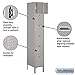 Salsbury Industries 66168GY-U Six Tier Box Style 12-Inch Wide 6-Feet High 18-Inch Deep Unassembled Standard Metal Locker, Gray